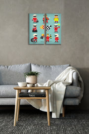 F1 Racing Wall Art, Set Of 2