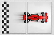 F1 Racing Wall Art, Set Of 2