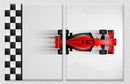 F1 Racing Wall Art, Set Of 2