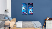 Wall Art Football, Set Of 2