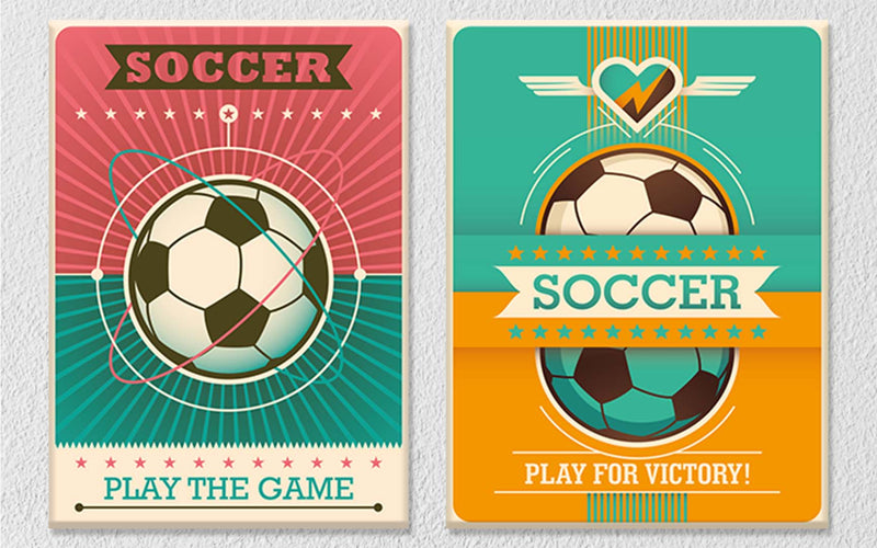 Soccer Quotes, Set Of 2