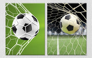 Football Net Wall Art, Set Of 2
