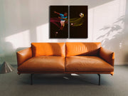 Football Wall Art 3, Set Of 2