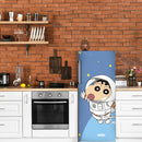 Shinchan On Space Self Adhesive Sticker For Refrigerator