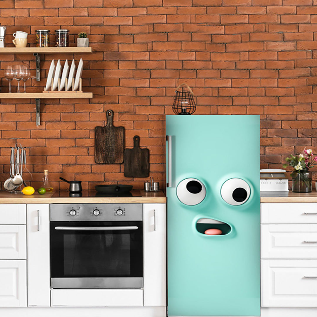 Cartoon Face Anime Self Adhesive Sticker For Refrigerator