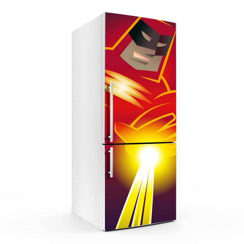 Superhero Anime Self Adhesive Sticker For Refrigerator