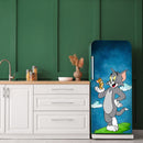 Tom With Jerry Anime Self Adhesive Sticker For Refrigerator