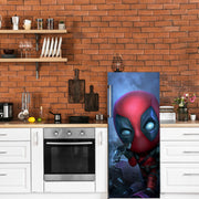 Deadpool Anime Self Adhesive Sticker For Refrigerator