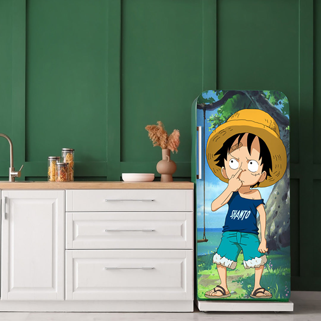 Dont Laugh Anime Self Adhesive Sticker For Refrigerator