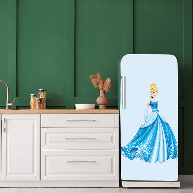 Cinderella Self Adhesive Sticker For Refrigerator