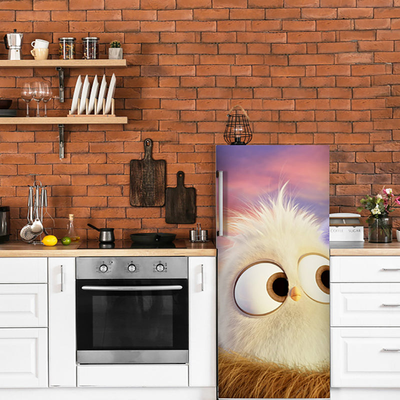 Cute Angry Bird Anime Self Adhesive Sticker For Refrigerator