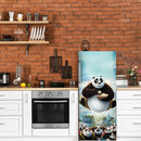 Panda Family Anime Self Adhesive Sticker For Refrigerator