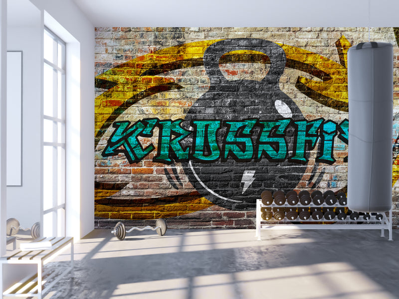 Crossfit Gym Custiomised Wallpaper for wall