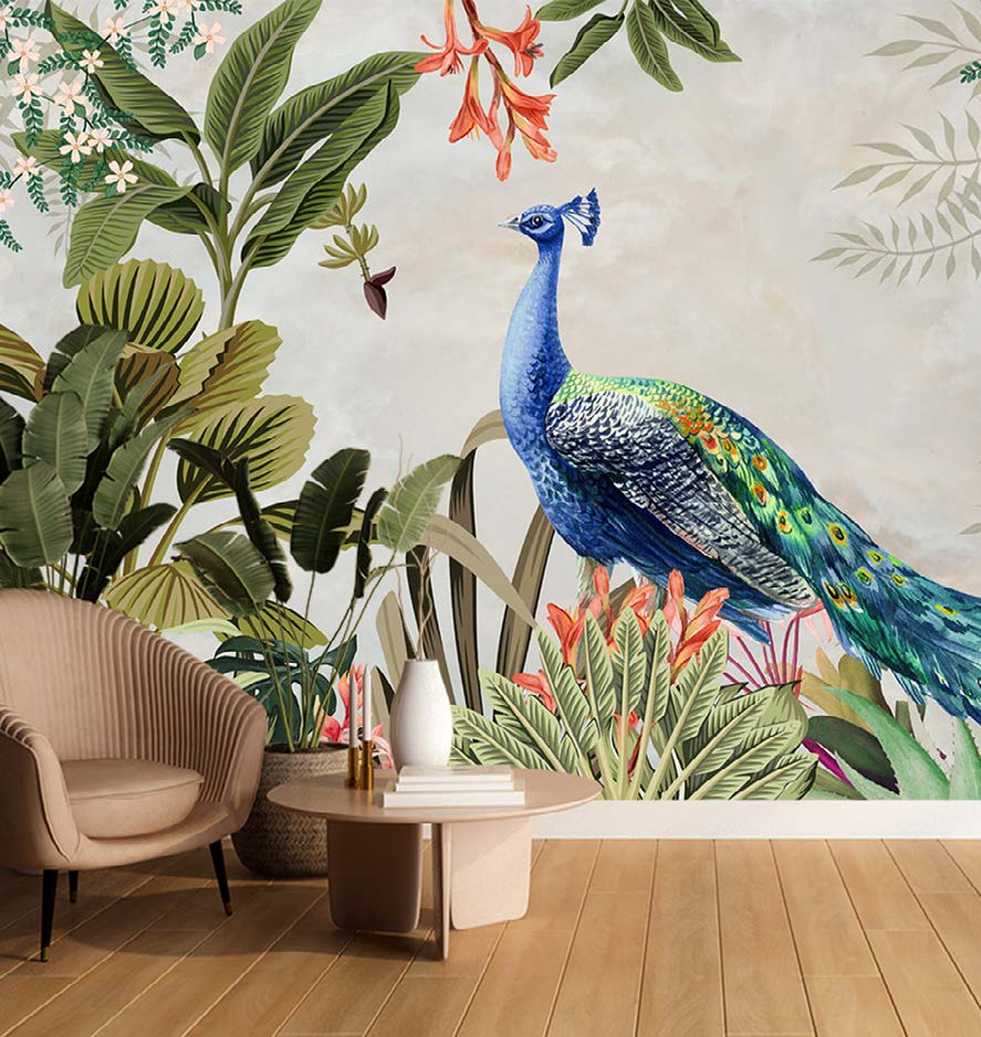Feathered Elegance Wallpaper