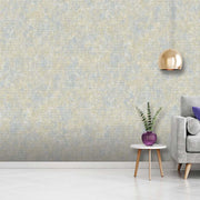 Dyna Vintage Brown Square Texture Wallpaper