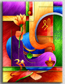 Shree Ganesha Multicolour Wall Art