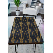 Golden Black Art Self Adhesive Sticker For Table