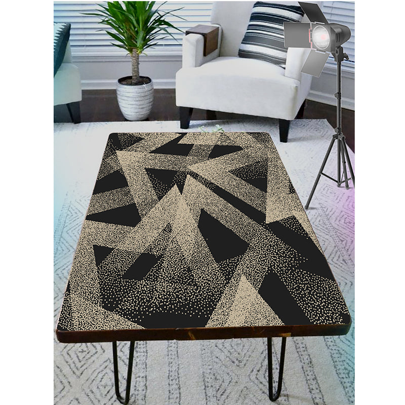 Triangle In Triangle Art Self Adhesive Sticker For Table