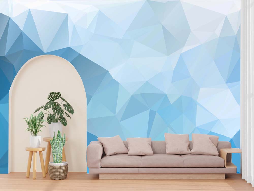 Blue 3D Customize Wallpaper