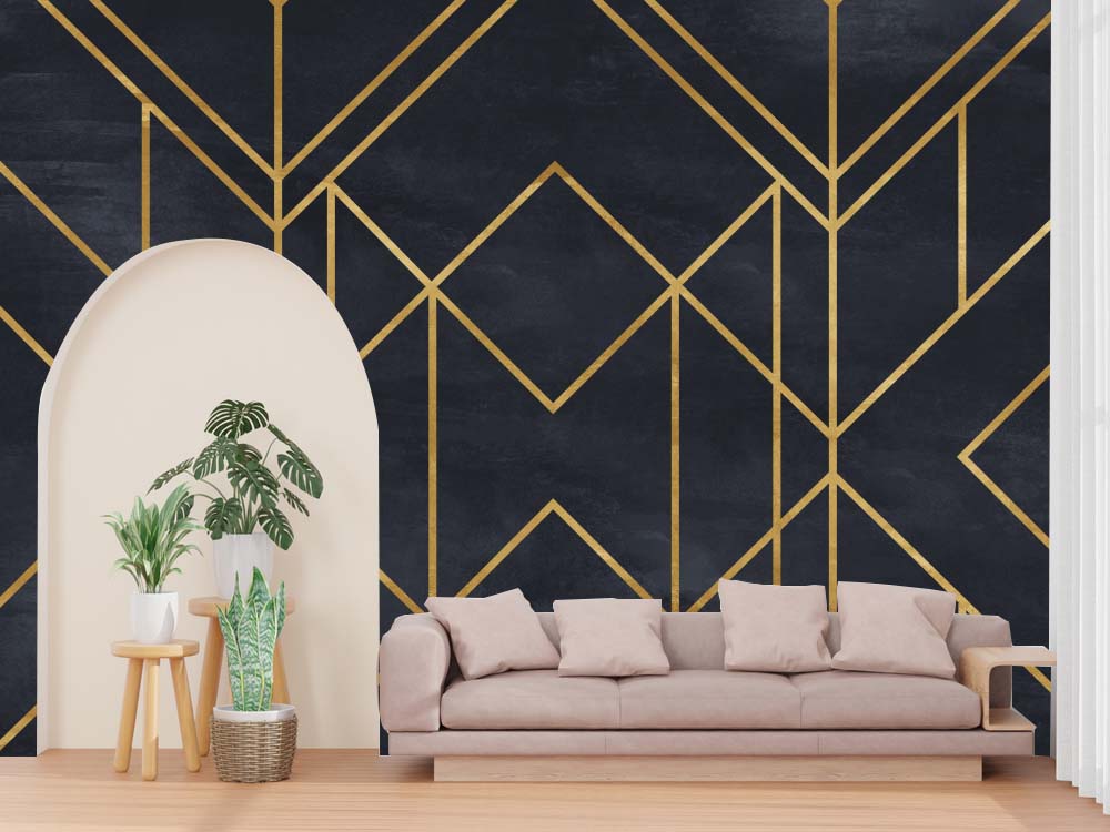 Golden Line Customize Wallpaper
