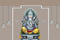 Ganpati Grace Pooja Room Wallpaper