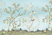 Gilded Leaf Garden Chinoiserie Wallpaper