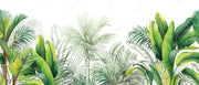 Green Banana Leaf Tropical Wallpaper