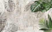 Green Leaf Tropical Wallpaper