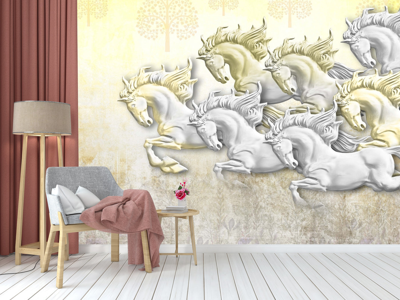 Horses Customized Wallpaper