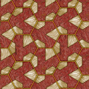 Max Honeycomb Marble Wallpaper