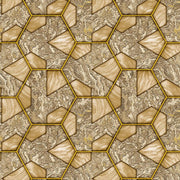Max Honeycomb Marble Wallpaper