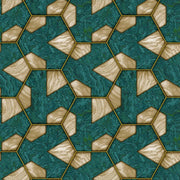 Max Honeycomb Marble Wallpaper
