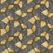 Max Honeycomb Marble Wallpaper