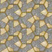 Max Honeycomb Marble Wallpaper