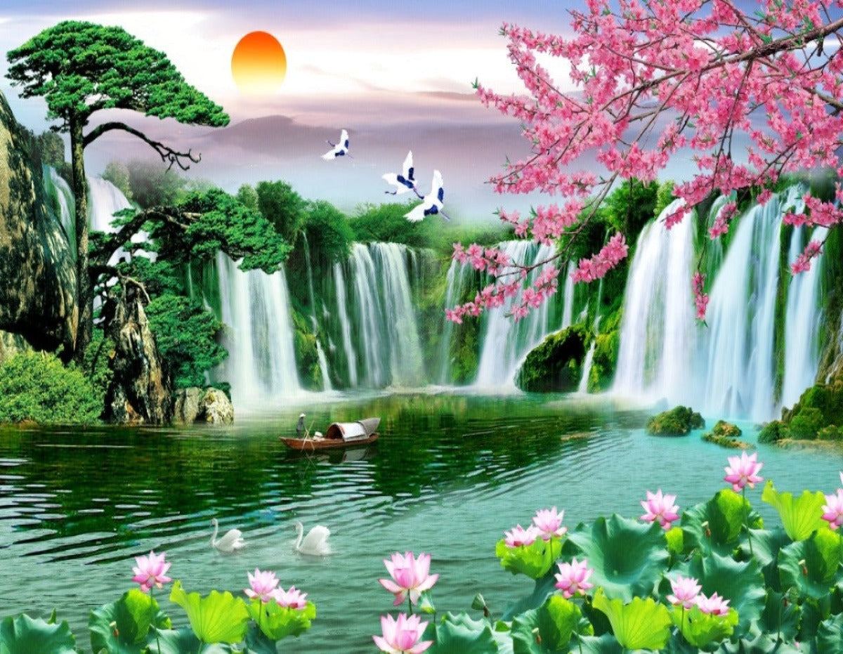 Forest Landscape Customised Wallpaper for wall