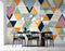 Triangle Geometrical Customised Wallpaper for wall