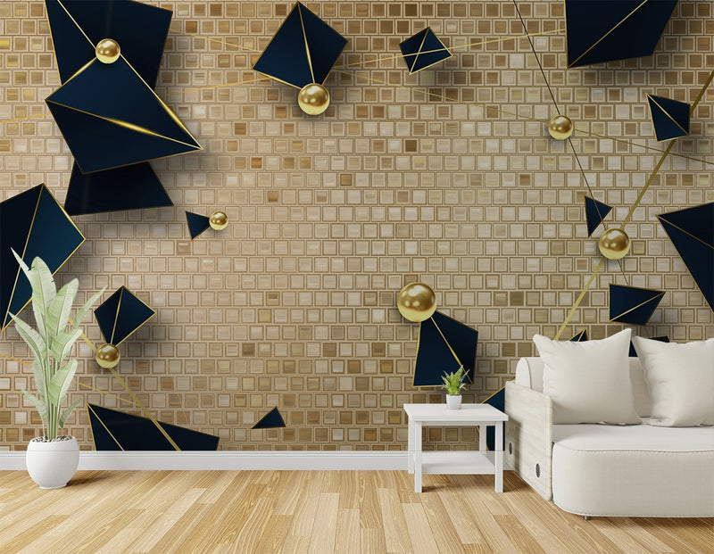 Black Kite Geometric wall covering