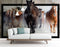 3D Running Horses Customised Wallpaper wall covering