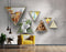 Triangular Painting and Sculpture Customised wallpaper for wall