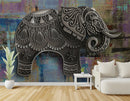 Grey Elephant Customised wallpaper for wall