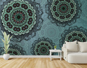 Black Flower Design wallpaper for wall