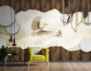 Mother Bird and Her Baby Love wallpaper for wall