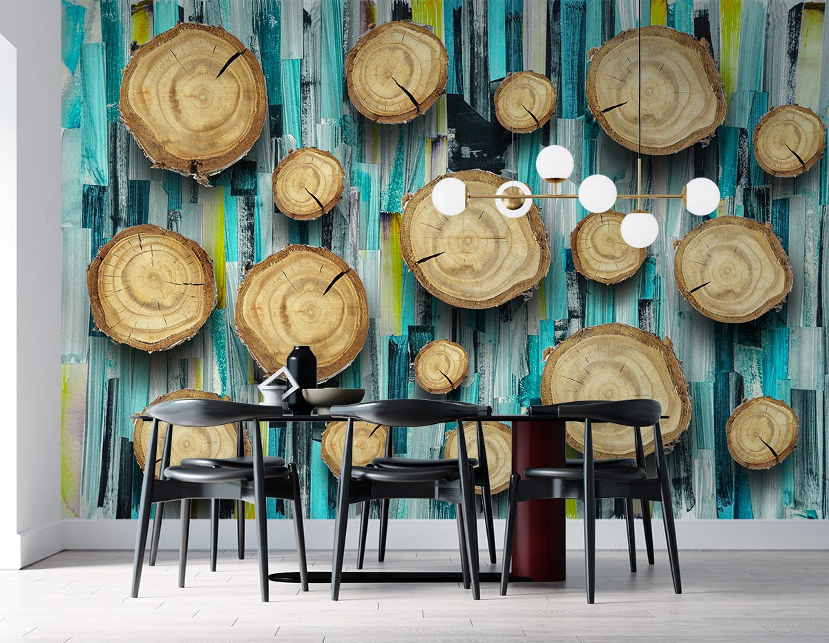 Tree Log Customised  wallpaper for wall