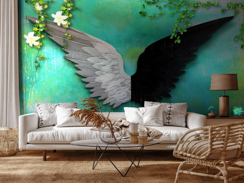 Lucifer Wings Sculpture wallpaper for wall