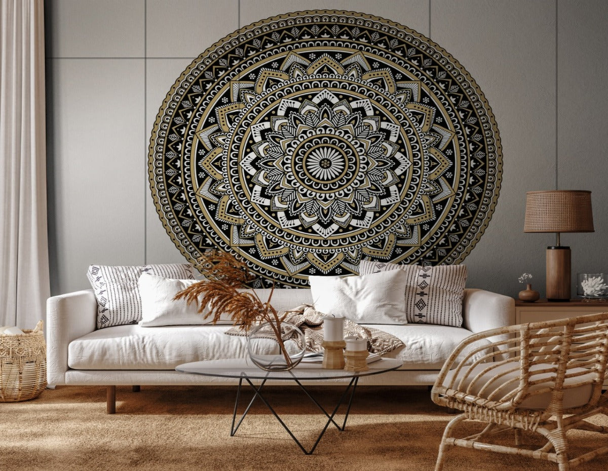 Circular Floral Design wallpaper for wall