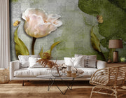White Flower Customised  wallpaper for wall