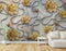 Golden Diamond Flowers Customised  wallpaper for wall