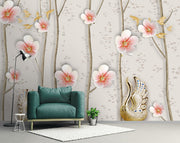 White Lily Flowers wallpaper for wall
