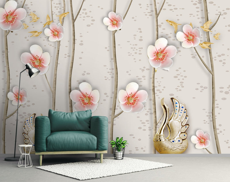 White Lily Flowers wallpaper for wall