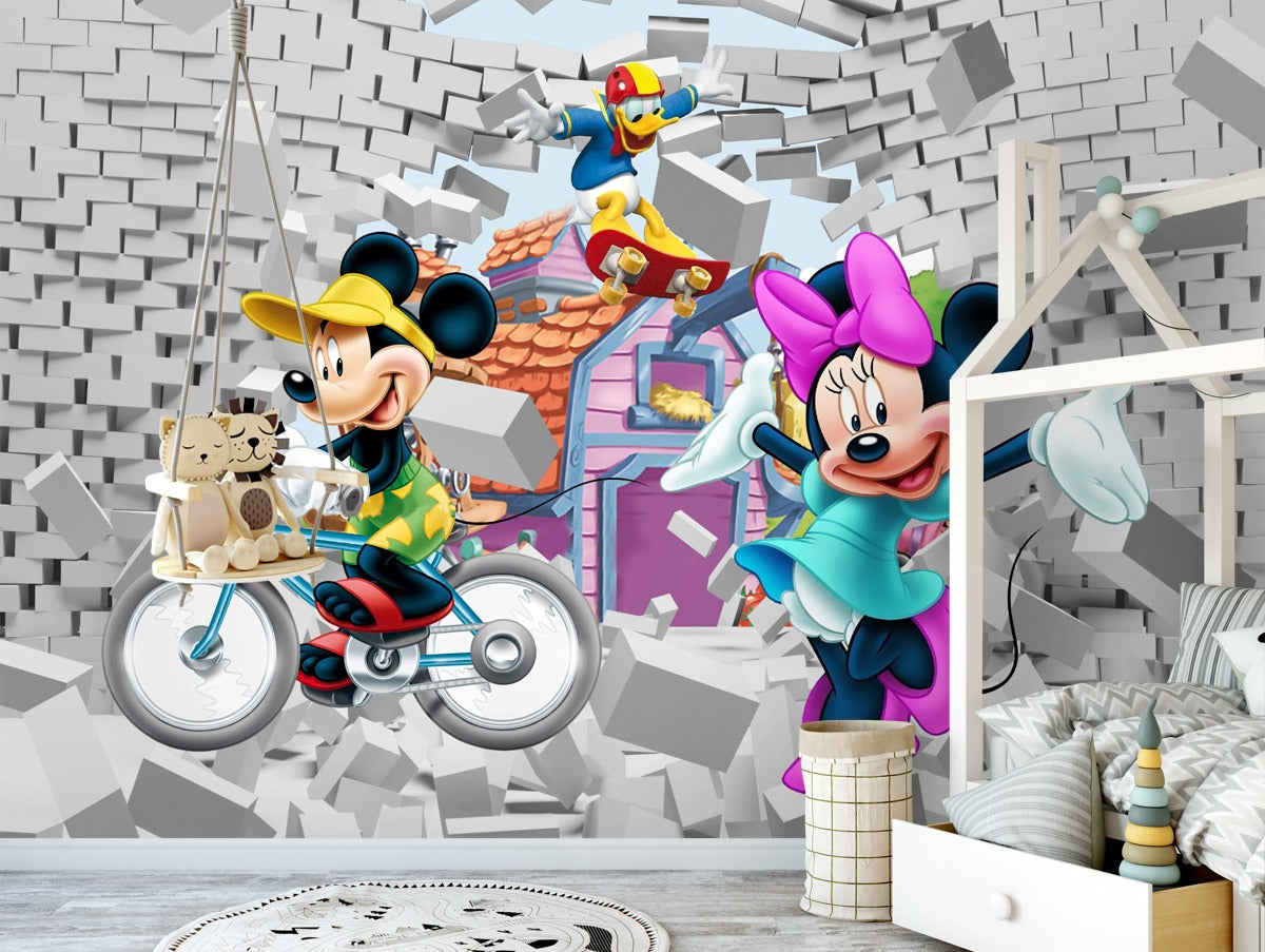 Donald Duck Cusomised wallpaper for wall